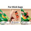 10pcs Plastic Squeeze and Lock Bread Bag Clips Fresh-Keeping Keeping Clamp Storage Food Snack Snack Seal Bread Bag Closures