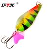FTK 1PC 8 Colors Spoon Fishing Lure 21g/27g/35g With Treble Hook Bass CrankBait Spoon Crank Bait