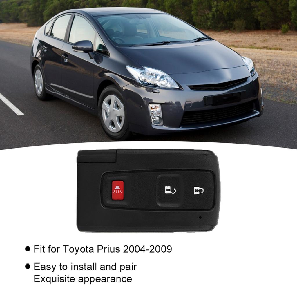 Корпус-оболочка 3-кнопочного пульта-брелока с эмбрионом, подходит для Toyota Prius 20042009