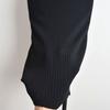 Fashion Style Pure Color Sexy Pairs V Neck Vest Knitting Long Skirt Women's Summer Silm Slim Looking Base Slit Dress