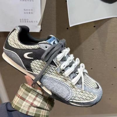 Модная женская спортивная обувь сетчатые кроссовки балетки сандалии летние дизайнерский бренд на шнуровке для бега и ходьбы 2025 повседневные zapatillas de mujer