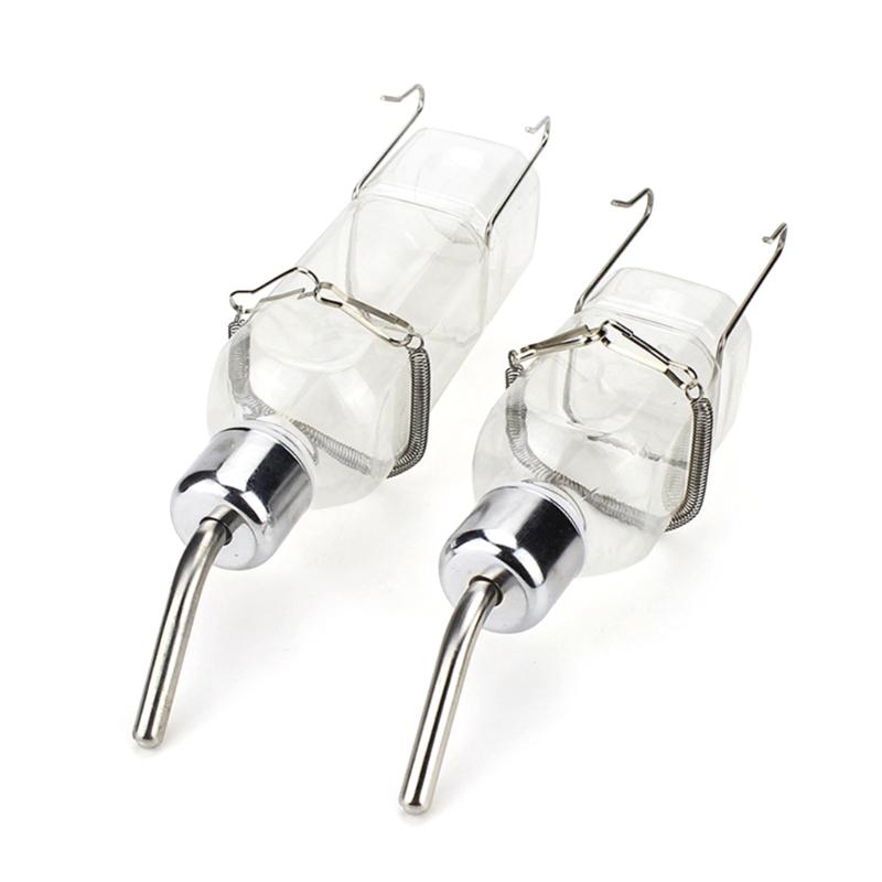 Automatic Hamsters Water Dispenser for Cage Hanging Small Pet Watering Drinking Bowl Bead Head Water Bottle for Rabbits