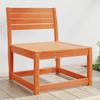 Garden Sofa Wax Brown Solid Pine Wood