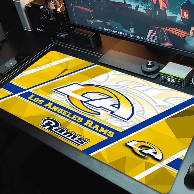 Los Angeles Rams Color Mouse Pad Large Gaming Table Cushion Non-slip Laptop Tablet Big Mousepad XXL Mat Mini PC Playmat With Lock edge