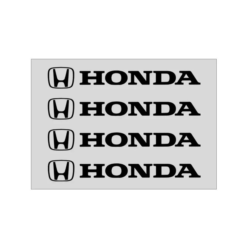 2025 Hot 4Pcs Car Door Handle Stickers Tire Rear View Mirror Decals Decoration For Honda Civic Inspire Accord FIT HRV CRV Odysse