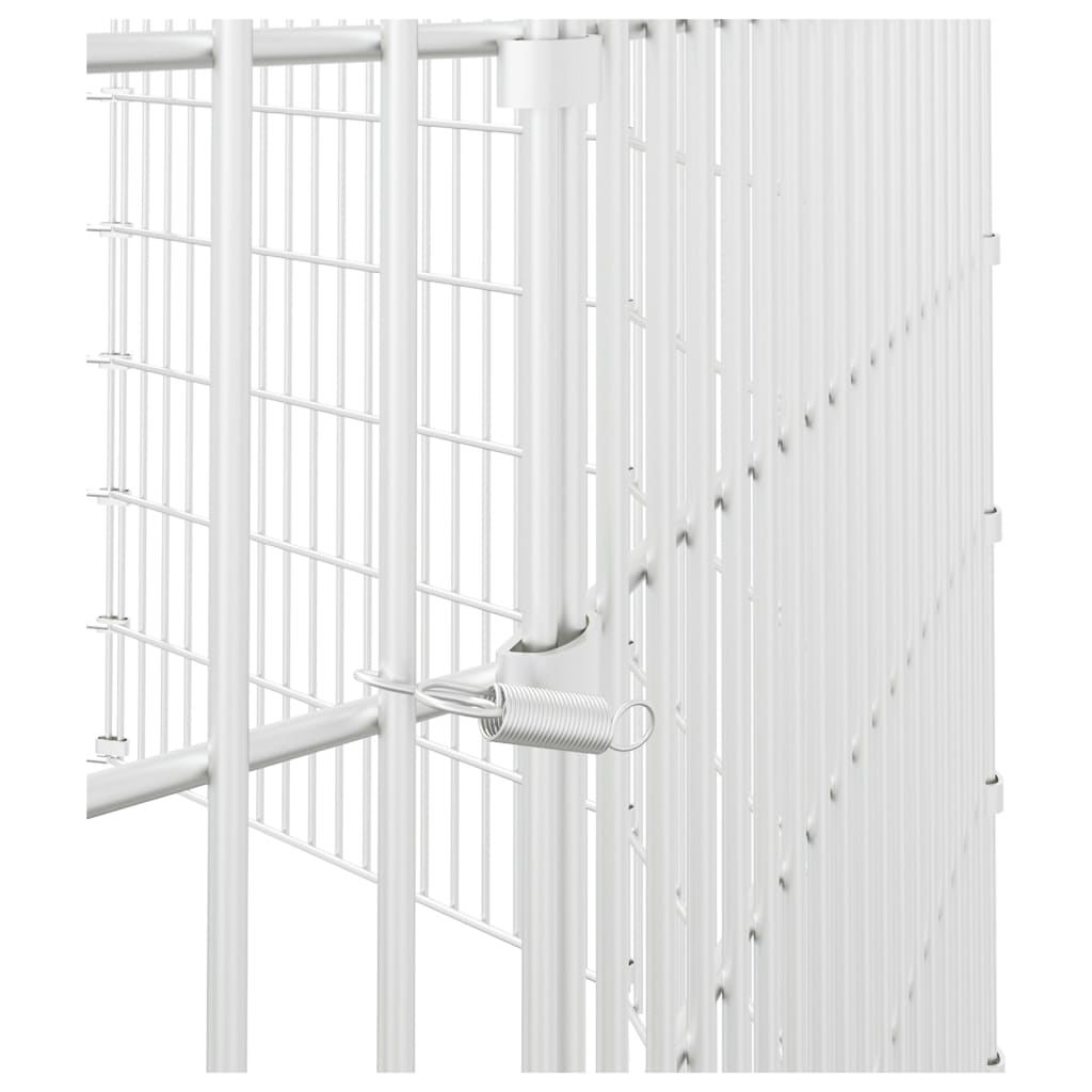 Vidaxl Kojec Dla Zwierząt, 12 Paneli, 54X100 Cm, Galwanizowane Żelazo