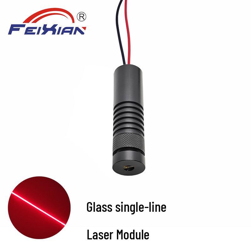 12-24V 16x60mm 635nm 100mW Adjustable Red Line Laser Module