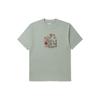 Carhartt WIP T-Shirts Men's Light Green Crew Neck Moderate Straight Fit CHXTES232037K-GRL