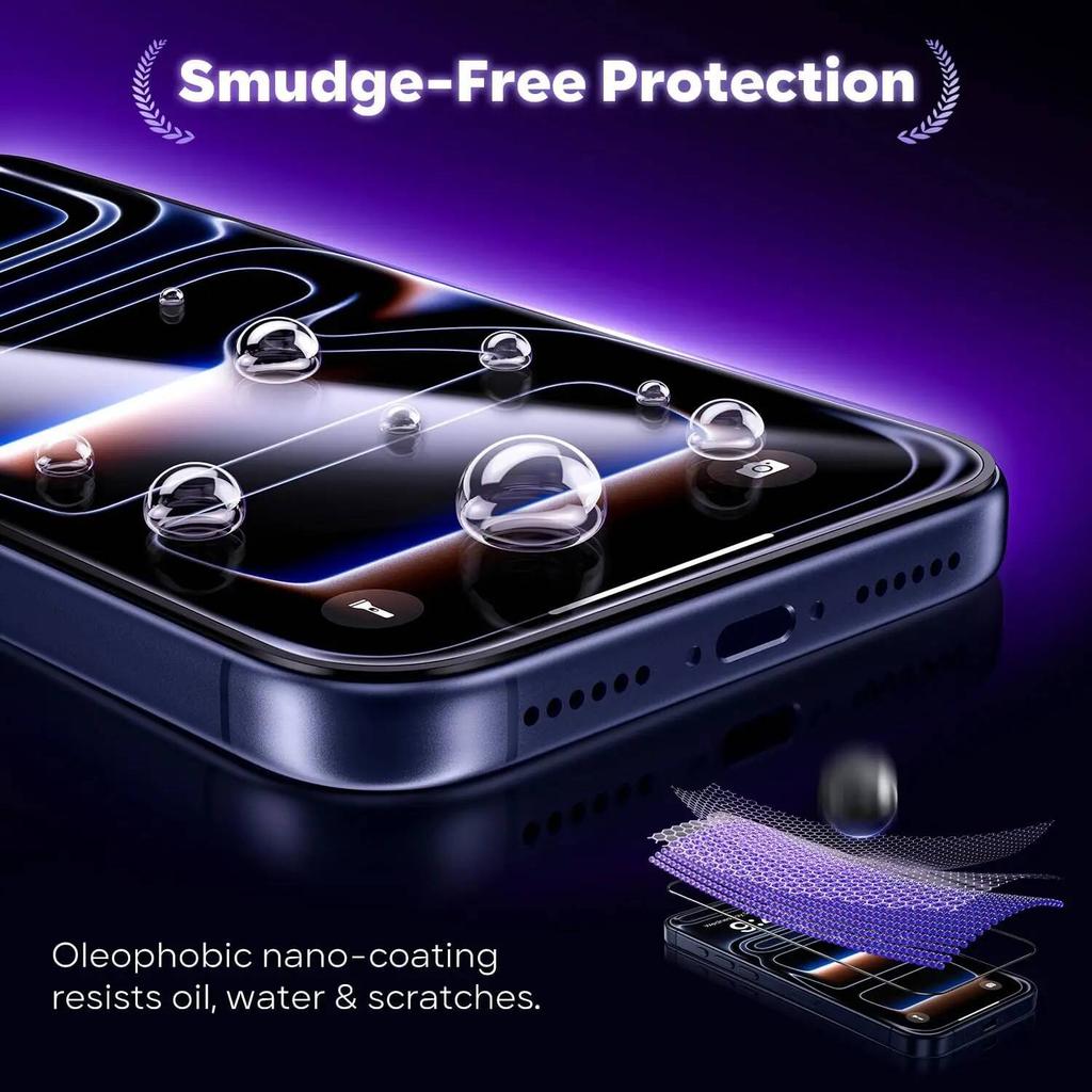 1-4 шт. Защитное стекло 17 Max Air 17Pro 9H Закаленное Для Iphone 11 12 13 14 15 16 Pro 14Plus Стекло