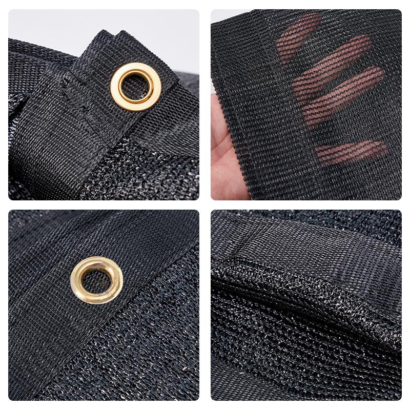 Thickened Anti-Aging Black Shade Net: Agricultural & Carport Sunscreen