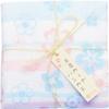 Maruzen Bleached Gauze Flower 28 X 28cm 8-Layer Handkerchief, Pattern,