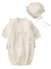 Think Bee Baby Made In Japan Newborn Cotton Punch Dress Hat Set Shrine Ceremony Dress Baby Rompers Off White & Visit/Discharge Boys/Girls 50-70cm