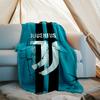 Juventus FC logo printed throw blanket—soft,warm;versatile blanket for all seasons—perfect as &air-conditioning throw,nap blanket