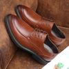 High End Brand Men's Genuine Leather Shoes Lace Up Business Dress Shoes Groom's Wedding Shoes Men's Casual Shoes Free Delivery