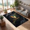 Venezia FC Football Print Crystal Velvet Rug, Comfortable Water Absorbent Non Slip Indoor Floor Carpet