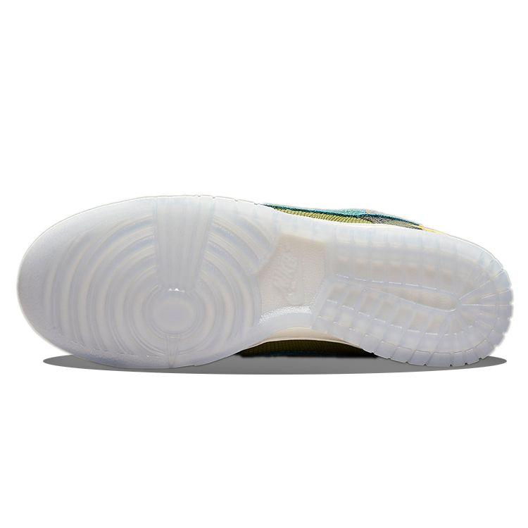 Nike Кроссовки унисекс Dunk Low SiEMPRE Familia Green Carbon-Green Rift-Blue DO2160-335