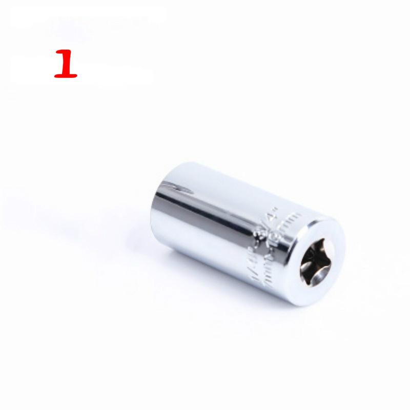 Multi Universal Ratchet Socket 7-19mm Power Drill Adapter Torque Wrench Head Set Sleeve Spanner Key G