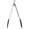 Cuisipro Silicone Multi-Purpose Tongs, Black, 12 Inches, 74-708702/62-6458-01
