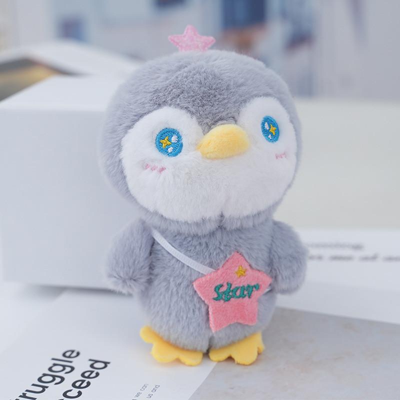 Cute Starry Penguin Plush Toy Keychain Perfect For Backpacks And Handbags