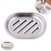 Leeseph Stainless Steel Soap Holder Soap Dish Tray Kitchen Bathroom Sink Countertops To Store Soap Sponges Scrubbers