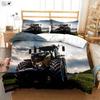 Farm Cool Tractor 3D Printed Quilt Cover Bedding Set Duvet Cover Pillowcase Three-piece Set 100% Polyester