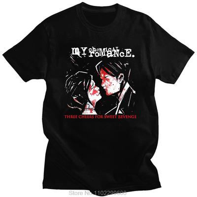 Горячая Распродажа Трендовые Футболки My Chemical RoUnisexce Mcr Dead Emo С Принтом Забавные Футболки Повседневные Оверсайз С Круглым Вырезом Высокое Качество Удобная Футболка