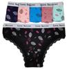 Woman Underwear Cotton Print Low Rise Briefs Ladies Knickers Panties Lingerie Intimates for Women 6 PCS/Lot
