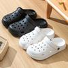 Summer Hollow Out Closed Toe Beach Sandals Women Lightweight Anti Slip EVA Clogs Slippers Woman Comfort Soft Sole Garden Shoes