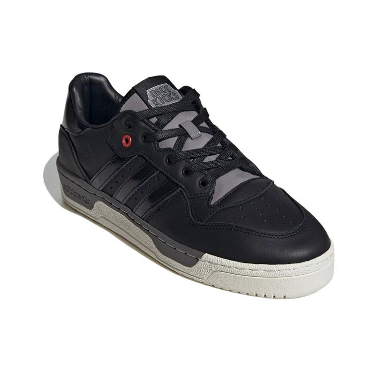 Кроссовки унисекс Nice Kicks x adidas Rivalry Low Core Black Белый оттенок IH2598