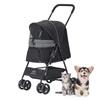SKISOPGO Pet Dog Dog Outing Small Cat Easy to EVA 4 Wheels With Walking Cart, Складная, Детская коляска, Принадлежности, Собака, Тележка, Сборка, Багги, Анти-Прыжок