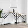 Console Table Set 2 pcs Sonoma Oak Wood Based Material
