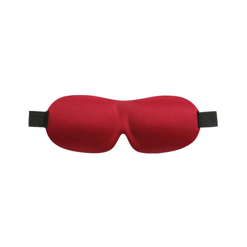 Custom Logo Comfortable Breathable 3D Contoured Foam Eyemask 100% Blackout Eye Mask for Sleeping with Adjustable Strap