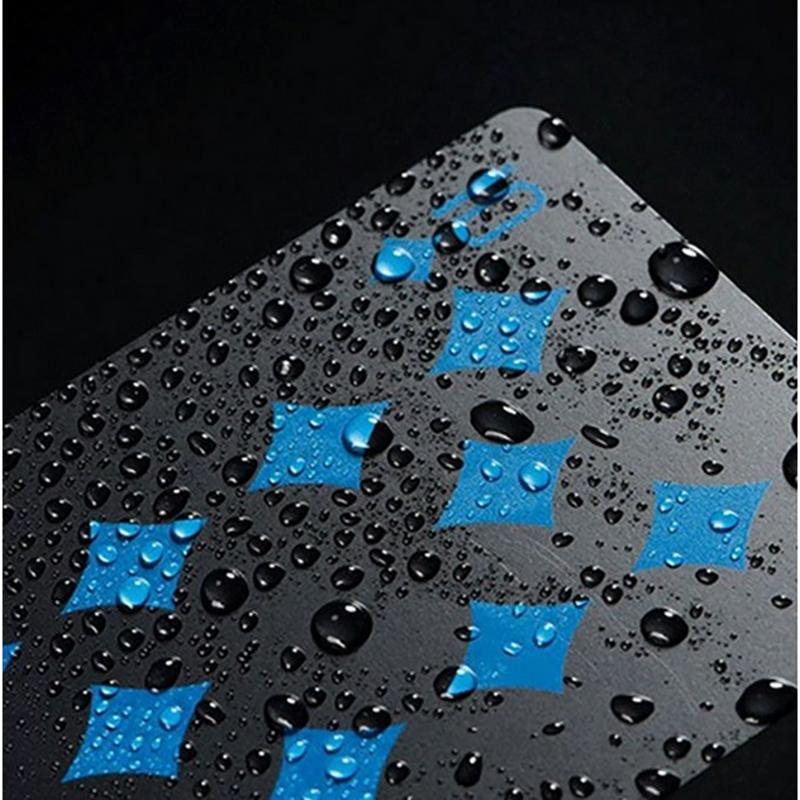 Черный пластиковый магический покер ПВХ водонепроницаемый шахматы и карты досуг игра покер настольная игра аксессуары