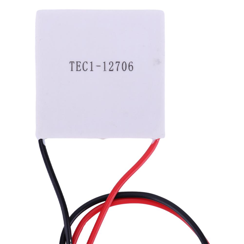 TEC1-12706 Semiconductor Refrigeration Tablets 12V 5.8A Heatsink Thermoelectric Cooler 40x40MM for Power Generation