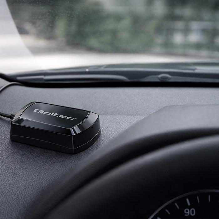 Qoltec Mobile GPS GLONASS Antenna with Magnetic Base | Omnidirectional | 28dBi | SMA
