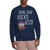 South Park Unisex Adult Stan Kicks Ass Sweatshirt