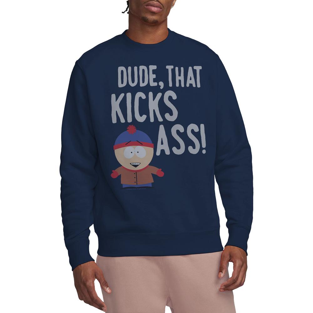 South Park Unisex Adult Stan Kicks Ass Sweatshirt