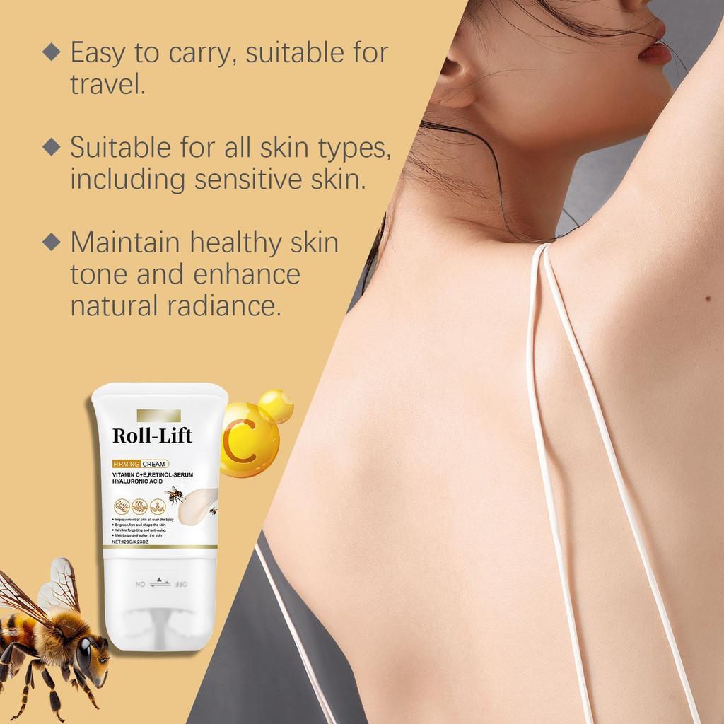 Роликовый крем для тела увлажняет и питает кожу по всему телу