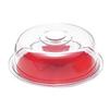 Akebono Sangyo Cake Hood Round Cake Red Large Made In Japan Commercial Products Cover and Tray Set Removable and Washable Mat Clear Lovely Hat MT-1193