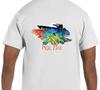 Футболка Real Fins Fishing Красный снэппер Желтохвост Махи-махи Дельфин Лодка