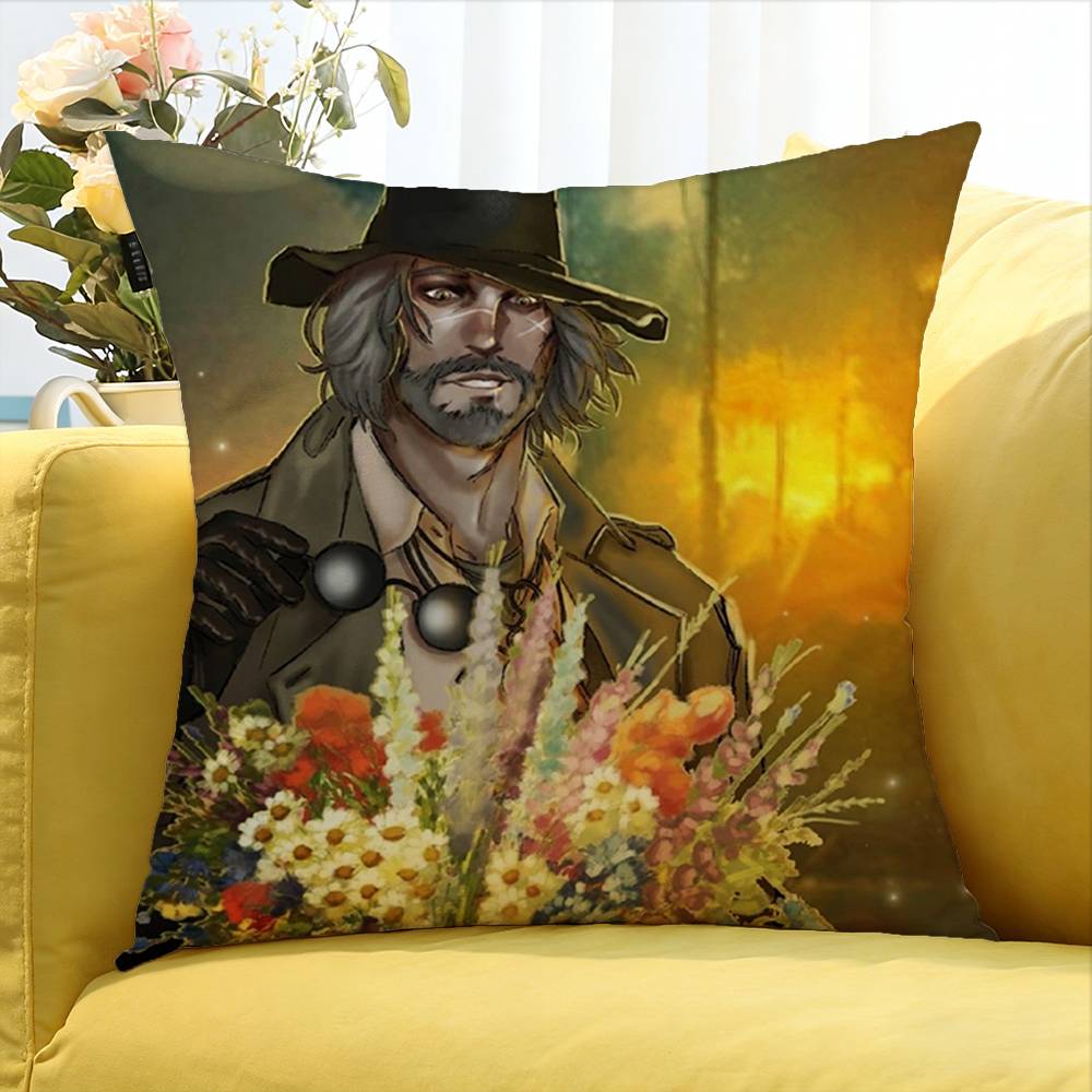 Karl Heisenberg Ethan Winters Wintersberg Various Sizes Square Pillow Case For Car Home Bedchamber Decor