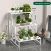 Li Lang Wrought Iron 3-Tier Balcony Flower Stand, 80cm
