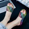 Fashion Women's Slippers and Ladies Sandals Jelly Bedroom Slides Clear Transparent Shoes Bathroom Rubber New Fashion Summer Sale Pvc 39