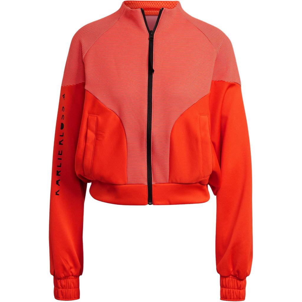 Adidas Cover-Up Sports Jacket Women Outerwear Orange Yellow Black GH8222