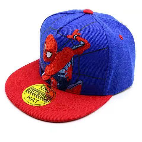 Boys Girls Spiderman Adjustable Snapback Hat Superhero Anime Cartoon Baseball Cap Spider Web Headwear Halloween Christmas Gifts