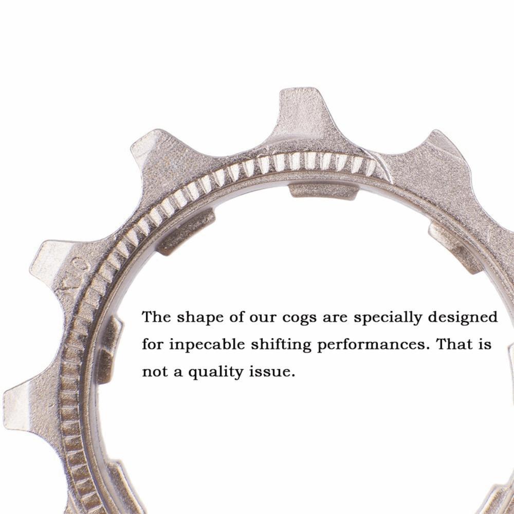 2PCS Steel Bike Freewheel 8/9/10/11 Speed Fixed Gear Cog Durable Bicycle Cassette Cog Mountain Bike