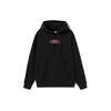 Li Ning Sports Lifestyle Series Embroidered Logo Fleece Pullover Long Sleeve Sweatshirt Unisex Sweatshirt Black AWDRD42-2