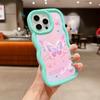 Macaron Soft TPU Phone Case for iPhone 11 12 13 14 15 Pro Max SE X Xs XR 6 7 8 Pus Tecno Camon 19 20 Pro Realme C35 Ae68 Butterfly Flower Cute Design