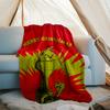 Christmas Jack & The Grinch printed blanket—lightweight,soft,warm;versatile blanket all seasons—perfect as &air-conditioning throw,nap blanket