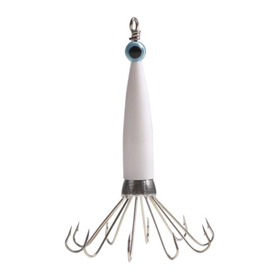 Крючок для джиг-кальмара, сильное проникновение, привлечение рыбы, компактный светящийся рукав каракатицы, джиг-крючок для осьминога, крючок для кальмара, аксессуары для рыбалки